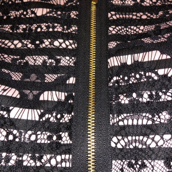 NWT Tahari blush black lace dress - Picture 4 of 6